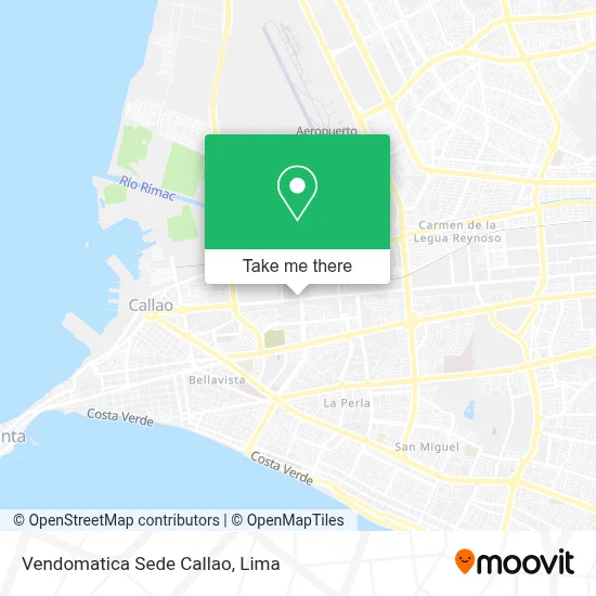 Vendomatica Sede Callao map