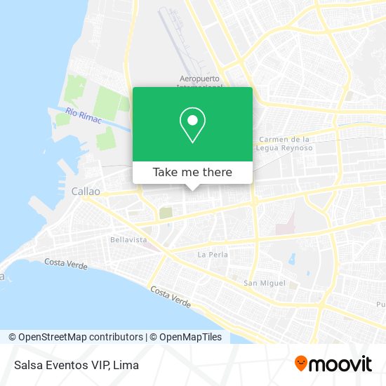 Salsa Eventos VIP map