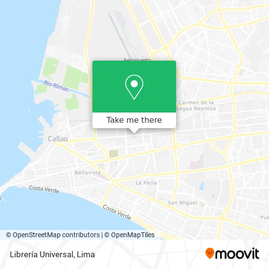 Librería Universal map