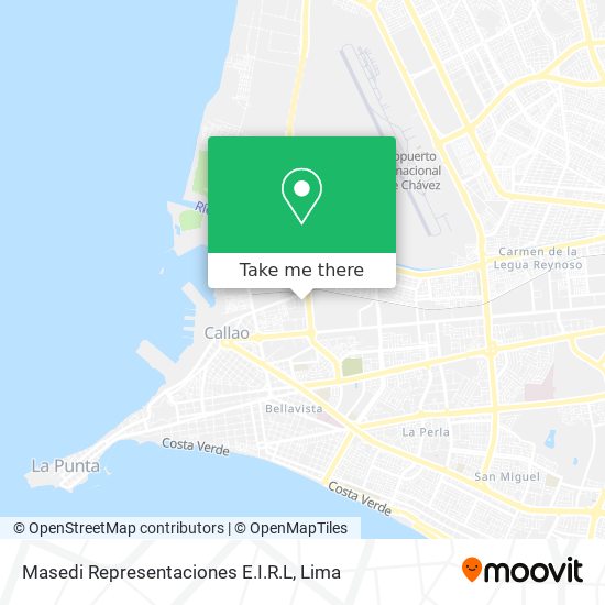 Masedi Representaciones E.I.R.L map
