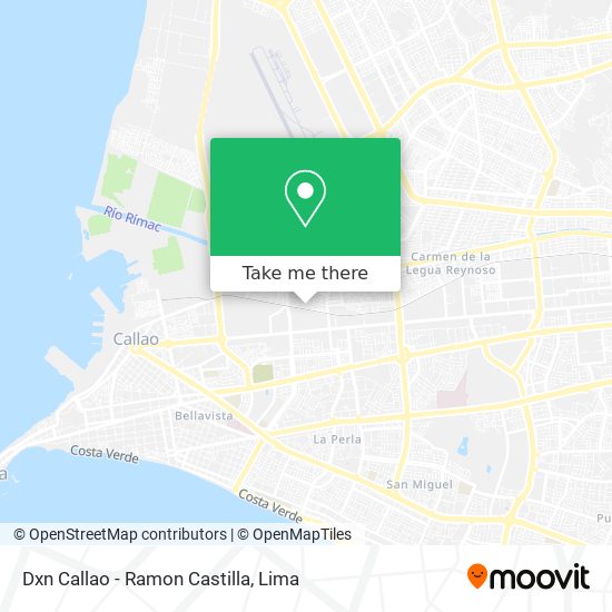 Dxn Callao - Ramon Castilla map