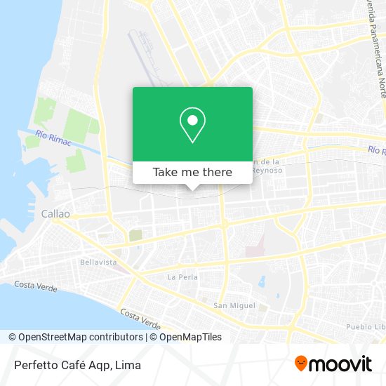 Perfetto Café Aqp map