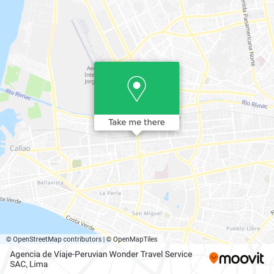 Mapa de Agencia de Viaje-Peruvian Wonder Travel Service SAC