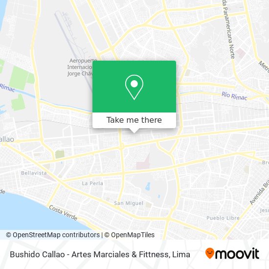 Bushido Callao - Artes Marciales & Fittness map