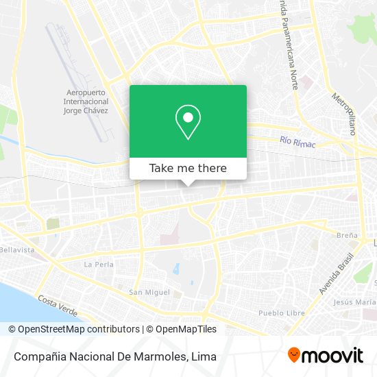 Compañia Nacional De Marmoles map