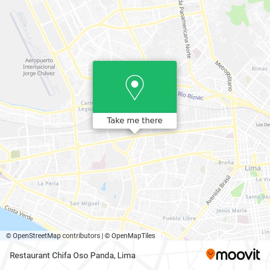Restaurant Chifa Oso Panda map