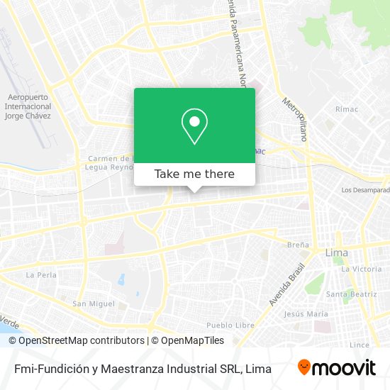 Fmi-Fundición y Maestranza Industrial SRL map