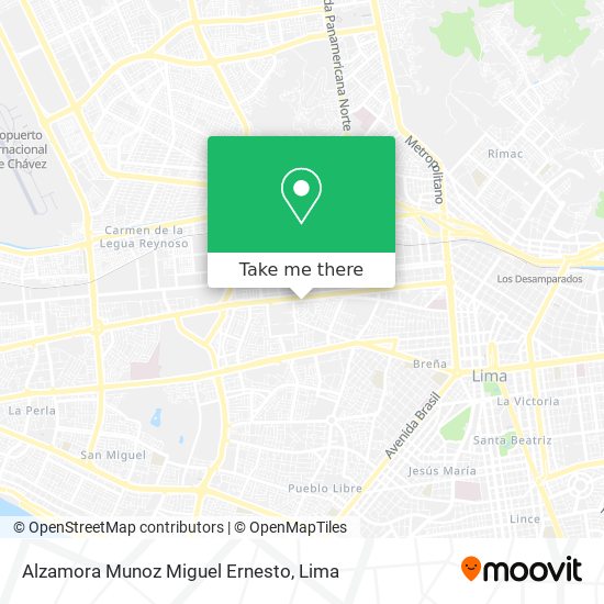 Alzamora Munoz Miguel Ernesto map