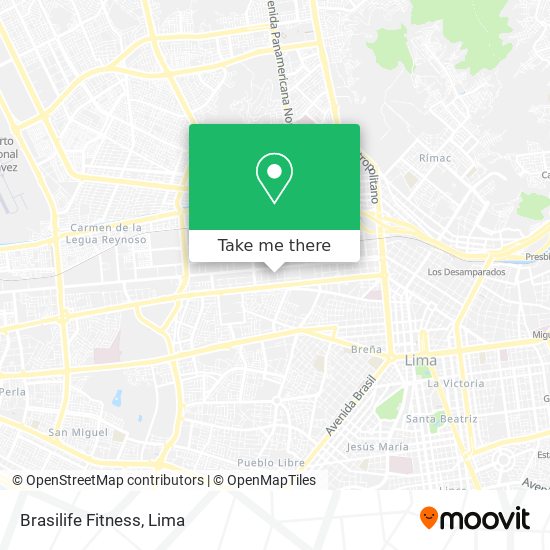 Brasilife Fitness map