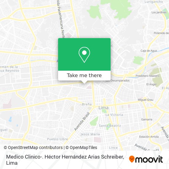 Medico Clinico-. Héctor Hernández Arias Schreiber map