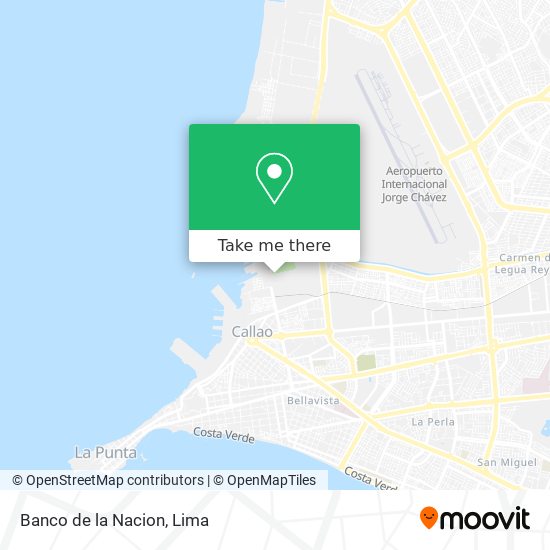 Banco de la Nacion map