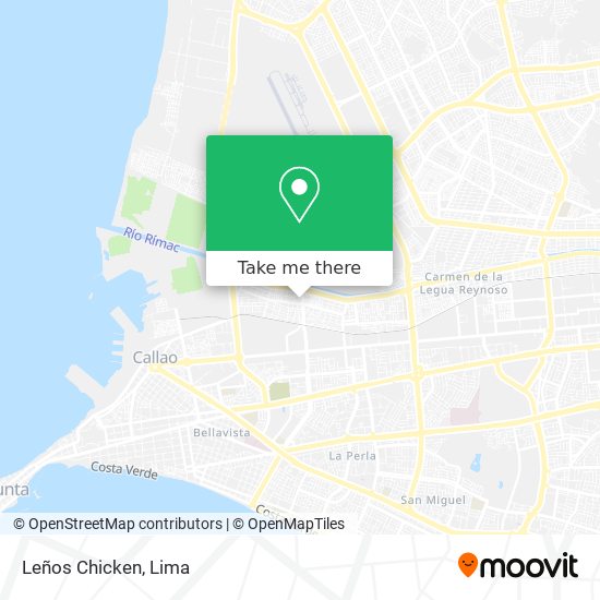 Leños Chicken map