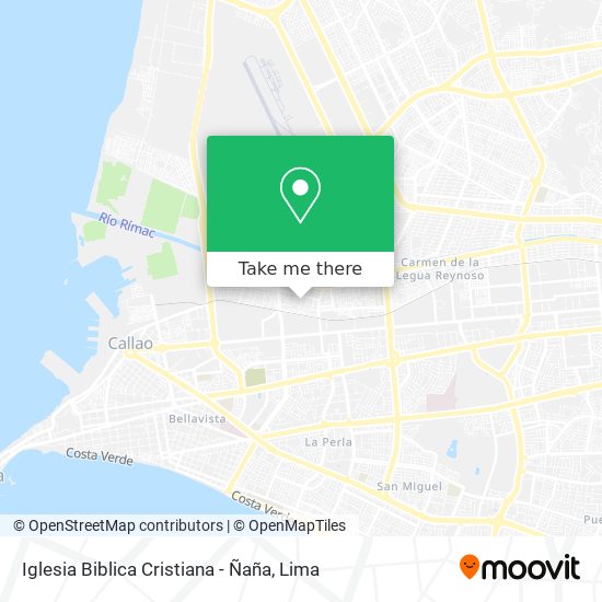 Iglesia Biblica Cristiana - Ñaña map