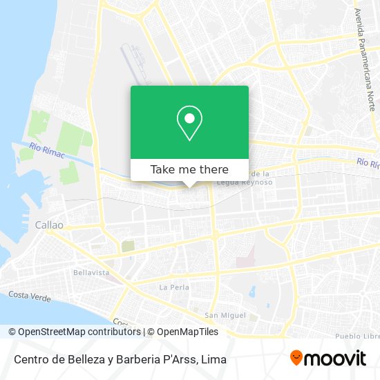 Centro de Belleza y Barberia P'Arss map