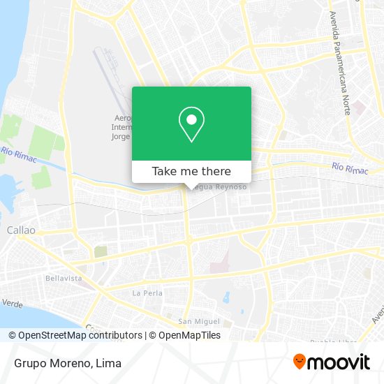 Grupo Moreno map