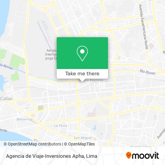 Agencia de Viaje-Inversiones Apha map