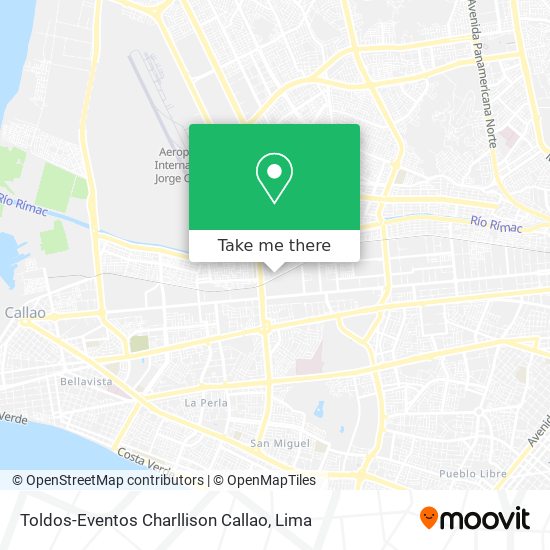 Toldos-Eventos Charllison Callao map