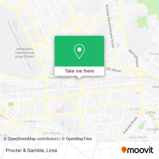 Procter & Gamble map