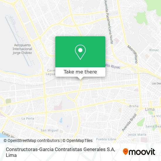 Mapa de Constructoras-Garcia Contratistas Generales S.A