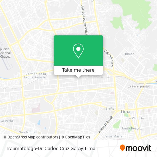 Traumatologo-Dr. Carlos Cruz Garay map