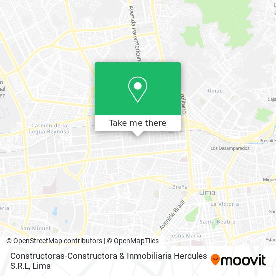 Mapa de Constructoras-Constructora & Inmobiliaria Hercules S.R.L