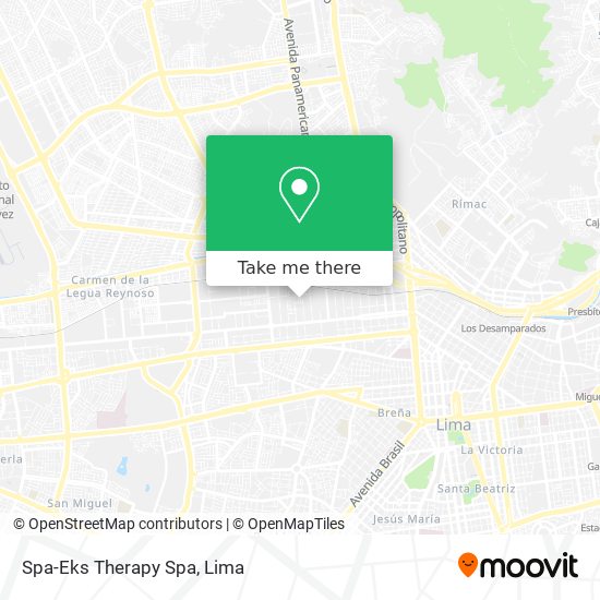 Spa-Eks Therapy Spa map