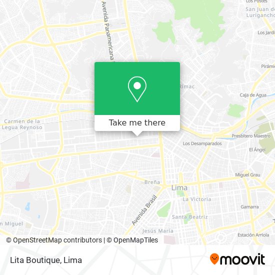 Lita Boutique map