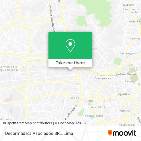 Decormadera Asociados SRL map