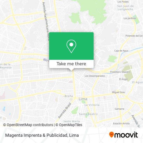 Magenta Imprenta & Publicidad map