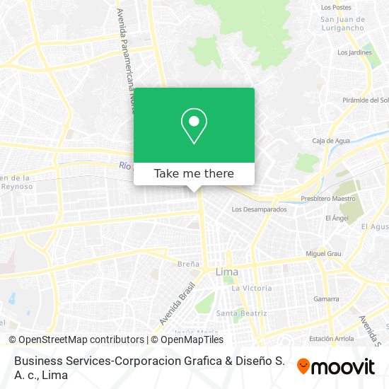 Business Services-Corporacion Grafica & Diseño S. A. c. map