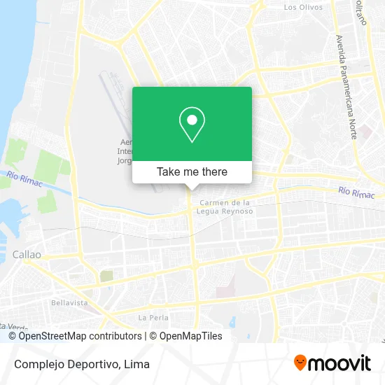 Complejo Deportivo map