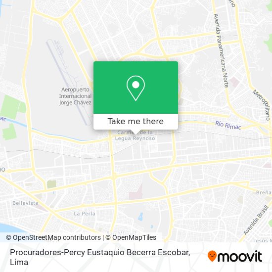 Procuradores-Percy Eustaquio Becerra Escobar map