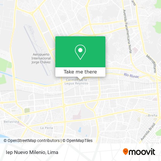 Iep Nuevo Milenio map