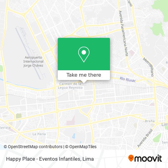 Happy Place - Eventos Infantiles map