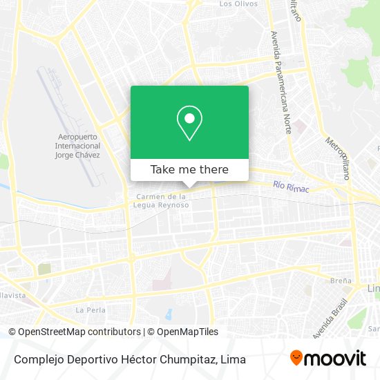 Complejo Deportivo Héctor Chumpitaz map