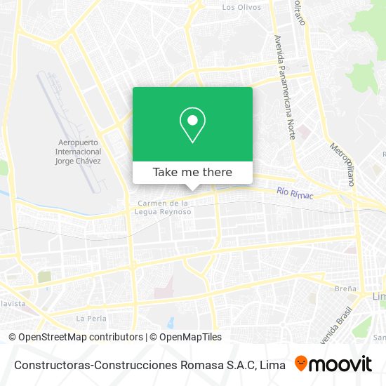 Constructoras-Construcciones Romasa S.A.C map