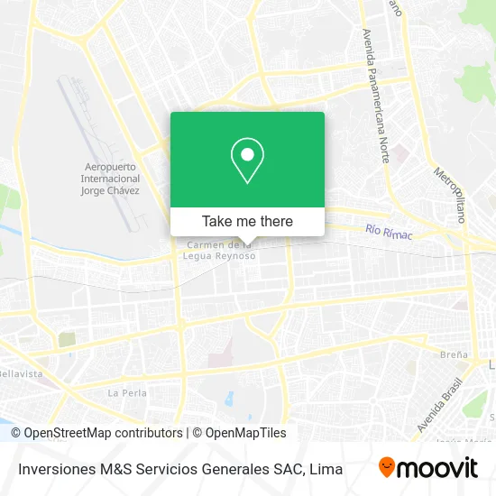 Inversiones M&S Servicios Generales SAC map
