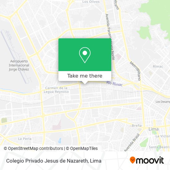 Mapa de Colegio Privado Jesus de Nazareth