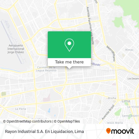 Rayon Industrial S.A. En Liquidacion map