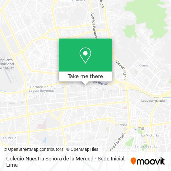 Colegio Nuestra Señora de la Merced - Sede Inicial map