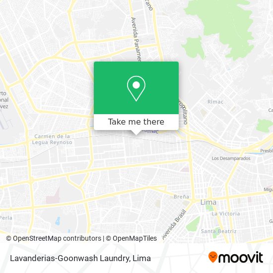 Lavanderias-Goonwash Laundry map