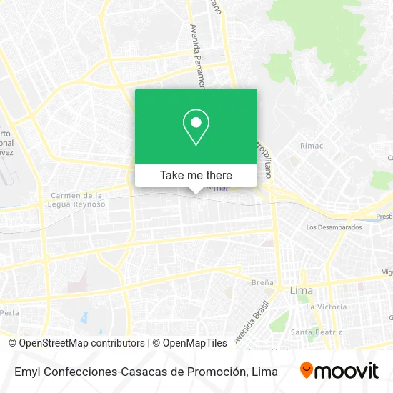 Emyl Confecciones-Casacas de Promoción map