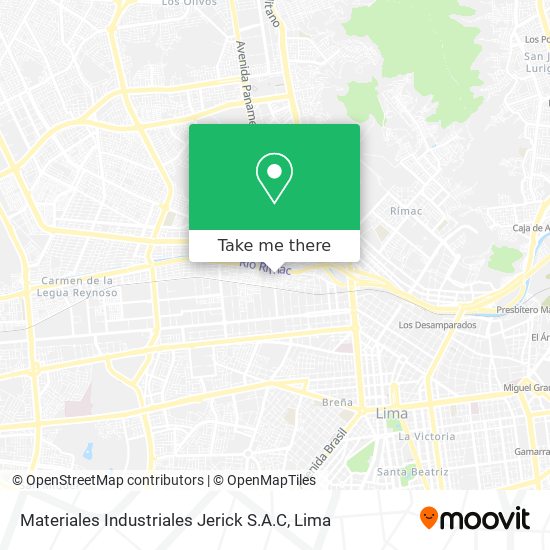 Materiales Industriales Jerick S.A.C map