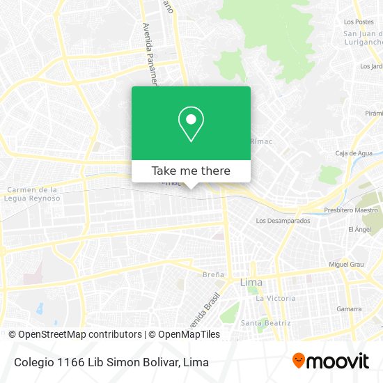 Mapa de Colegio 1166 Lib Simon Bolivar