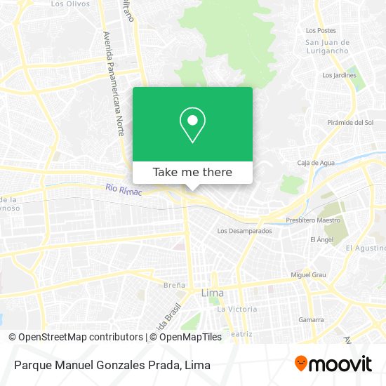 Mapa de Parque Manuel Gonzales Prada