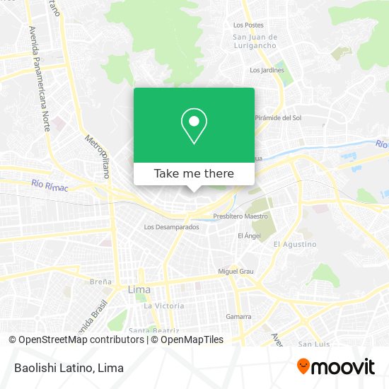 Baolishi Latino map