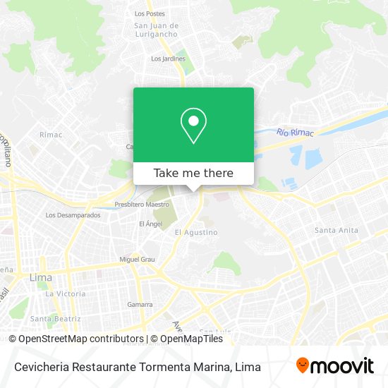 Cevicheria Restaurante Tormenta Marina map