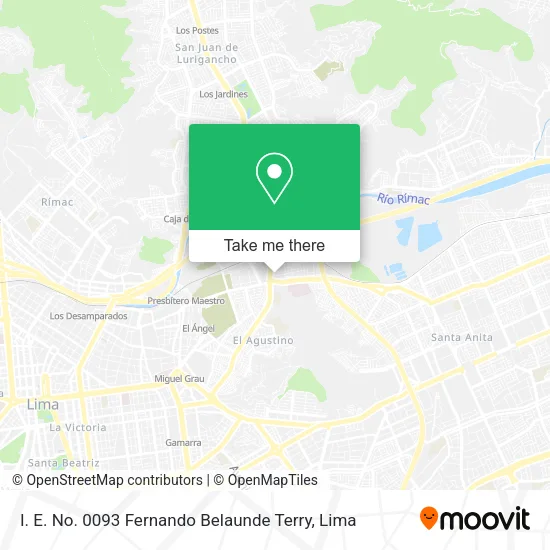 Mapa de I. E. No. 0093 Fernando Belaunde Terry