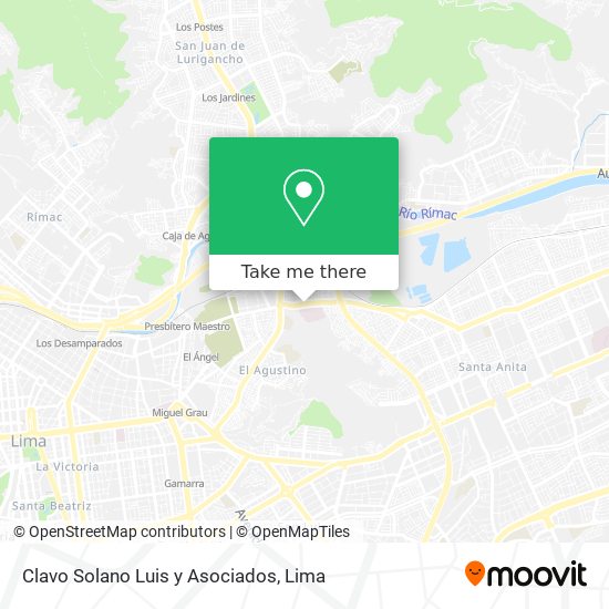 Mapa de Clavo Solano Luis y Asociados
