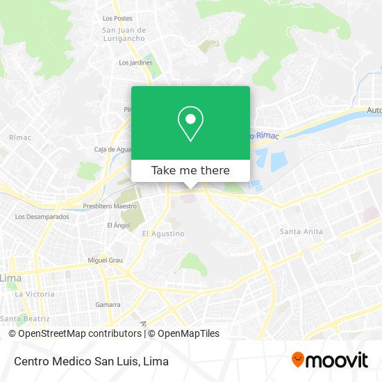 Centro Medico San Luis map